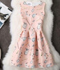 Drop Shipping Women Summer Dress 2017 Vintage Jacquard Printed Sexy Party Vestidos Ladies Bodycon Clothing Mini Dresses PDRSB2