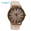 Drop Shippong Lady Hours Clock Reloje  Retro Vogue WristWatch Cowboy Leather Band Analog Quartz Watch