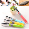 Drop shipping Wholesales Fruit Slices Potatoes Apple Fish Scales Peeling Nife Multifunctional Peeler
