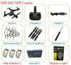 Drones MiNi RC Quadcopter with 2MP Camera Elfie Drone Selfie Altitude Hold Foldable Dron Profesional RC Helicopter Racing Drone