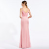 Dressv Pink Long Bridesmaid Dress Spaghetti Straps Sleeveless Sheath Pleats Custom Elegant Wedding Party Dress Bridesmaid Dress Dressv Pink Long Bridesmaid Dress Spaghetti Straps Sleeveless Sheath Pleats Custom Elegant Wedding Party Dress Bridesmaid Dress