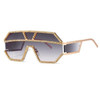 Rectangle Oversized Rhinestone Shades