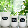 2017 40PCS/ Set New Wedding Home Kitchen Jars Blackboard Stickers Chalkboard Lables 20.5 * 23cm Free Shipping