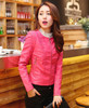2016 Women's xxxl Motorcycle PU Leather Jacket Plus Size Female Zipper Outerwear jacket coat
