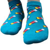 New cute fruit color love candy color cotton sock summer autumn style women's girls socks cotton women's thin sock slippers