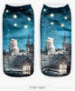 New Cute Cat Pattern Women Socks 3D Printed Unisex Cute Low Cut Ankle Socks Multiple Colors Harajuku Style Cat Socks