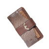 New Crocodile Leather Purses Women Wallets Luxury Hasp Long Retro Zipper Woman Purse Female Wallet Cell Phone Clutch Card Holder