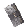 New Crocodile Leather Purses Women Wallets Luxury Hasp Long Retro Zipper Woman Purse Female Wallet Cell Phone Clutch Card Holder