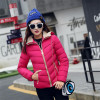 New Coats & Jackets 2017 Fashion Wine Red Parka Hooded Winter Jacket Women Winter Coat Women Zipper Down Jacket Female Coat New Coats & Jackets 2017 Fashion Wine Red Parka Hooded Winter Jacket Women Winter Coat Women Zipper Down Jacket Female Coat