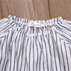 New Christmas Santa Claus Kids Baby Girls Clothes Tops Tutu Dress Striped Princess Dress