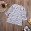 New Christmas Santa Claus Kids Baby Girls Clothes Tops Tutu Dress Striped Princess Dress