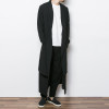 New China Style Mens Trench Jacket Male Long Sleeve Kimono Long Cardigan Jacket Punk Fashion Casual Trench Outwear