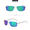 Frameless Pure Titanium Ultra Light Sunglasses Polarizing Driving Mirror Anti Fatigue Pure Titanium Square Metal Frame