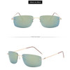 Frameless Pure Titanium Ultra Light Sunglasses Polarizing Driving Mirror Anti Fatigue Pure Titanium Square Metal Frame