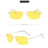 Frameless Pure Titanium Ultra Light Sunglasses Polarizing Driving Mirror Anti Fatigue Pure Titanium Square Metal Frame