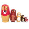 Charming Animals Matryoshka Nesting Dolls 6 Pieces