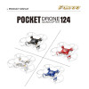 FQ777-124 RC Drone Dron Micro Pocket Drone 4CH 6Axis Gyro Switchable Controller Quadcopter RTF Flying Helicopter Kids Toys Gifts