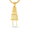 Fox "Empire" x KING ICE - The 14K Gold Plug Necklace