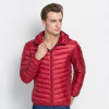2017 Fashion Thin Jacket Men 90 Duck Down Jacket Men Ultralight Down Jacket With a Hood Outdoors Feather Parka With Carry Bag