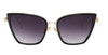 2017 Fashion Sunglasses Women Brand Designer Metal Reflective Mirror Sun Glasses for Women Butterfly Design lunette de soleil