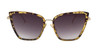 2017 Fashion Sunglasses Women Brand Designer Metal Reflective Mirror Sun Glasses for Women Butterfly Design lunette de soleil
