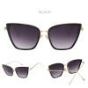 2017 Fashion Sunglasses Women Brand Designer Metal Reflective Mirror Sun Glasses for Women Butterfly Design lunette de soleil