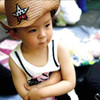 2017 Fashion Straw Hats Summer Baby Ear Decoration Lovely Child Character Girls And Boys Sun Hat Solid Children Floppy Panama