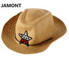2017 Fashion Straw Hats Summer Baby Ear Decoration Lovely Child Character Girls And Boys Sun Hat Solid Children Floppy Panama