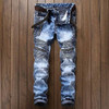2017 Fashion skinny jeans men biker jeans Men's jean Slim pantalones leisure pants mens vaqueros denim biker jean Denim homme
