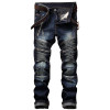 2017 Fashion skinny jeans men biker jeans Men's jean Slim pantalones leisure pants mens vaqueros denim biker jean Denim homme
