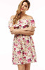 2017 fashion new Spring summer dress women clothing floral print pattern casual dresses vestidos WC0472