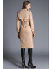 2017 Fashion Md-long Long Sleeves Trench Coat For Women Printed Open Stitch Spring Coat Women Outwears