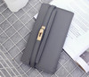 2017 Fashion Lock Wallet For Ladies Women Wallet Quality Leather Wallet Elegant Female Purses Ladies Wallets Women Purse C2272/l