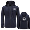 New 2017 Fashion Hoodies Men Fleece Rammstein Rock Casual Black Band Hip Hop Mens Hoodies Sweatshirts Zipper Cardigan