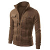New 2017 Fashion Hoodies Men Button Hip Hop Mens Brand Solid Hooded Zipper Hoodie Cardigan Sweatshirt Slim Fit Men Hoody 4XL