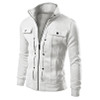 New 2017 Fashion Hoodies Men Button Hip Hop Mens Brand Solid Hooded Zipper Hoodie Cardigan Sweatshirt Slim Fit Men Hoody 4XL