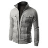 New 2017 Fashion Hoodies Men Button Hip Hop Mens Brand Solid Hooded Zipper Hoodie Cardigan Sweatshirt Slim Fit Men Hoody 4XL