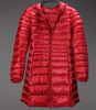 New 2017 Famous Brand Designer Winter Jacket Women Long White Duck Down Jacket Outwear Ultralight Hooded Thin Coat