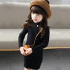 New 2017 Baby Girls Sweaters Dress Long Style Sweaters Kids Autumn Winter Children Clothing Slim Knit Girls Dress DQ650 New 2017 Baby Girls Sweaters Dress Long Style Sweaters Kids Autumn Winter Children Clothing Slim Knit Girls Dress DQ650