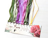 Needlework,DIY Ribbon Cross stitch Sets for Embroidery kit,Garden Lake Flowers landscape bands embroidery wall wedding gift