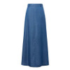 2017 Summer Long Maxi Skirt High Waisted Floor Length Denim Jeans Skirts Women Casual A Line Jupe Saia Jeans longa With Pockets