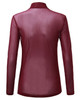 2017 Summer Hot Sexy Women Blusas Sexy See Through Transparent Mesh Stand Neck Long Sleeve Sheer Blouse Shirts Ladies Tee Tops