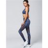 2017 Summer Grid Patchwork Tracksuit Crop Top Tanks And Leggings Sporting Skinny Clothing New 2 Pieces Hollow Women Clothing