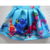 2017 Summer Girl Dresses Trolls Girls Princess Birthday Party Dress Children Trolls Costume Kids Clothes Vestido Trolls Dress