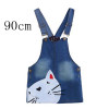2017 Summer Girl Cowboy Suspender Dress Girls Denim Strap Dress Jean Sundress Casual Kids Dresses For Girls Baby Clothing