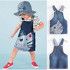 2017 Summer Girl Cowboy Suspender Dress Girls Denim Strap Dress Jean Sundress Casual Kids Dresses For Girls Baby Clothing