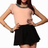 2017 Summer Fashion Chiffon Women tops sleeve shirt women casual blouse beading elegant blouse brief loose tops blusas femininas