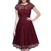2017 Summer Dress Women Fashion Vintage Elegant Lace Dress High Quality Party Christmas Dresses For Women Female Sexy Vestidos