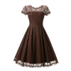 2017 Summer Dress Women Fashion Vintage Elegant Lace Dress High Quality Party Christmas Dresses For Women Female Sexy Vestidos