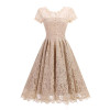 2017 Summer Dress Women Fashion Vintage Elegant Lace Dress High Quality Party Christmas Dresses For Women Female Sexy Vestidos